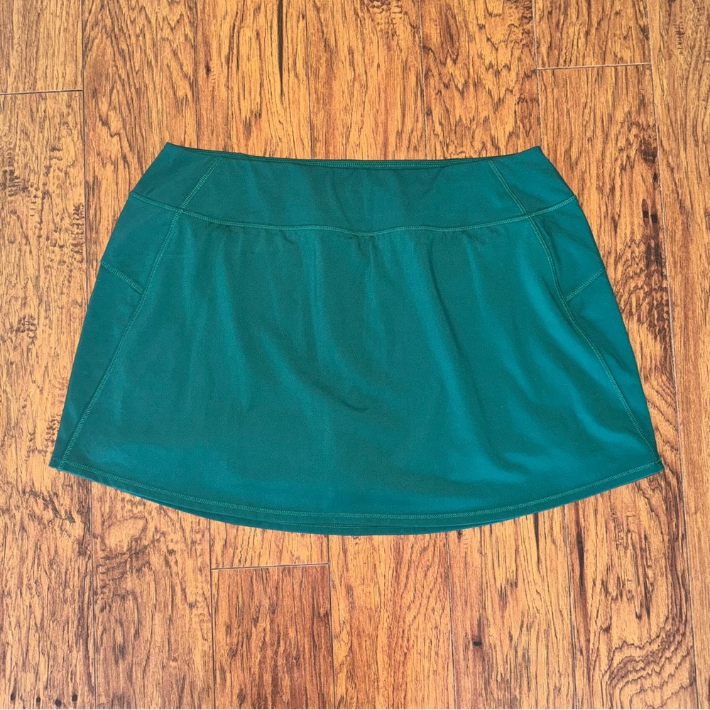DSG Women's Performance Skort Field Green size 1X